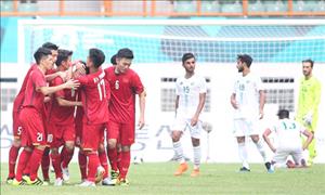 Video hiệp 1 Olympic Việt Nam 2-0 Olympic Pakistan