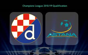 Nhận định Dinamo Zagreb vs Astana 01h00 ngày 15/8 (Champions League 2018/19)