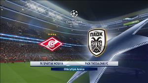 Nhận định Spartak Moscow vs PAOK 0h30 ngày 15/8 (Champions League 2018/19)