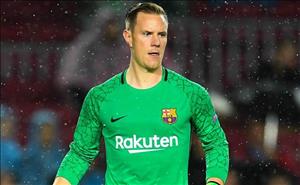 Thủ môn Barcelona tham vọng qua mặt cả Messi