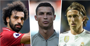 Công bố Top 10 ứng viên cho giải thưởng Cầu thủ xuất sắc nhất năm của UEFA