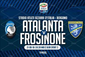 Nhận định Atalanta vs Frosinone 01h30 ngày 21/8 (Serie A 2018/19)