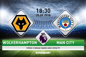 Nhận định Wolves vs Man City (18h30 ngày 25/8): “Bầy sói” run rẩy ở Molineux