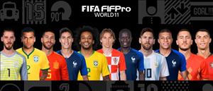 Đội hình tiêu biểu của bóng đá thế giới trong năm 2018