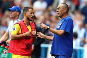 Chelsea đứt mạch thắng, Hazard bắt đầu nghi ngờ Sarri