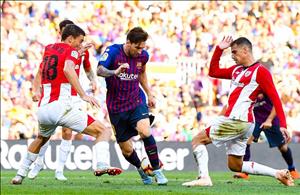 Video tổng hợp: Barca 1-1 Bilbao (Vòng 7 La Liga 2018/19)