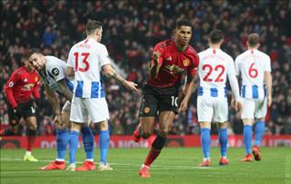 Man Utd 2-1 Brighton: Trọng trách và quyền năng cho Rashford