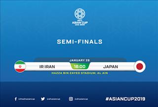 Link xem trực tiếp Iran vs Nhật Bản bán kết Asian Cup 2019