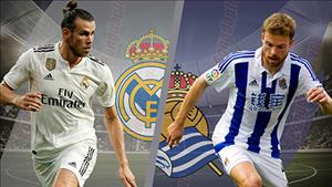 Kết quả Real Madrid vs Sociedad trận đấu vòng 18 La Liga 2018/19