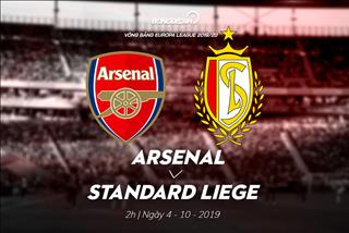 Arsenal 4-0 Standard Liege: Lứa sao trẻ tỏa sáng, Pháo thủ tiếp tục thắng lớn ở Europa League