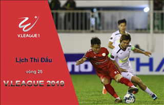 Lịch thi đấu vòng 25 V-League 2019 ngày hôm nay 19/10