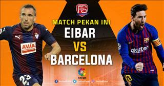 Eibar 0-3 Barca: Tam tấu đều nổ súng, Barca tạm vươn lên dẫn đầu ở La Liga