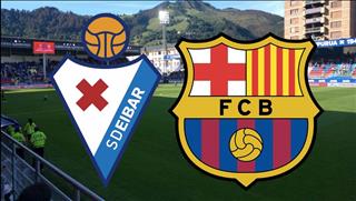 Trực tiếp bóng đá Eibar vs Barca vòng 9 La Liga 2019 ở đâu ?
