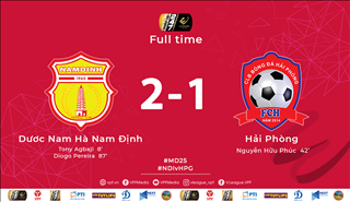 Video tổng hợp: Nam Định 2-1 Hải Phòng (Vòng 25 V-League 2019)
