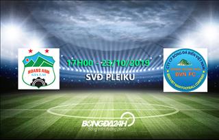 Trực tiếp bóng đá HAGL vs Khánh Hòa link xem V-League 2019 hôm nay ở đâu ?
