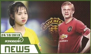 TIN NÓNG bóng đá tối nay 24/10: MU chi đậm mua tiền đạo đang nổi Haaland