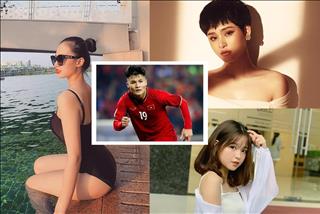 Ba hot girl dính tin đồn là bạn gái mới của Quang Hải