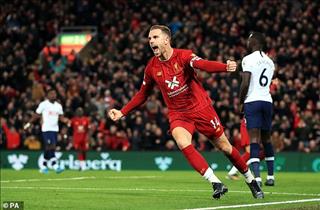 Liverpool 2-1 Tottenham: Cải tiến và kích nổ Jordan Henderson