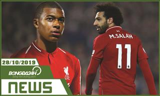 TIN NÓNG bóng đá tối nay 28/10: Salah tái phát chấn thương mắt cá chân