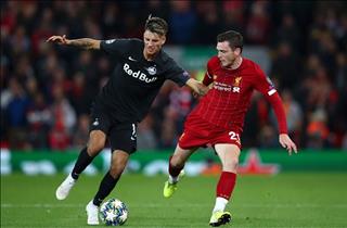 Suýt tạo ‘địa chấn’ trước Liverpool, người Salzburg ngẩng cao đầu rời Anfield