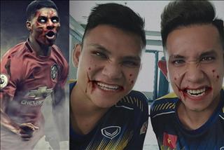 Halloween: Rashford lập siêu phẩm, Văn Hậu, Hồng Duy hóa ma cà rồng
