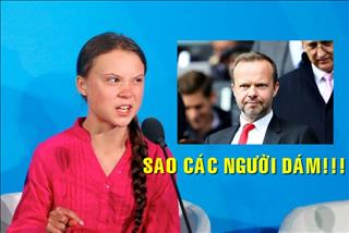 VIDEO: Bài phát biểu gây sốc của Greta Thunberg không khác gì câu chửi dành cho MU