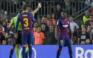 Xúc phạm trọng tài, sao Barca mất luôn El Clasico