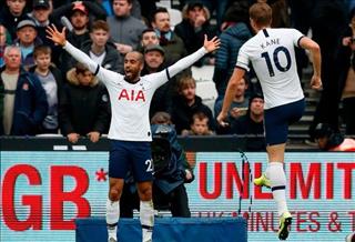 Thống kê West Ham 2-3 Tottenham: Mourinho vẫn giữ thói quen