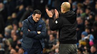 Lampard thất vọng tột cùng sau trận thua ngược Man City