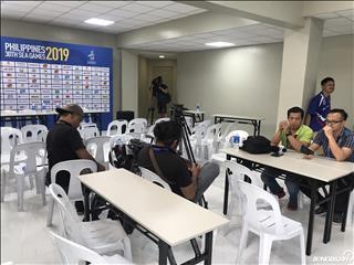 Tiếp thu ý kiến, BTC SEA Games 30 thay đổi phòng họp báo môn bóng đá
