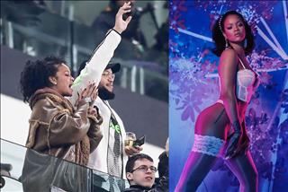 Rihanna xuất hiện trong trận đấu Juventus vs Atletico Madrid