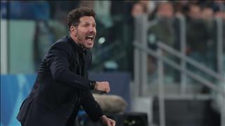 Thầy trò Simeone bực ra mặt sau trận thua Juventus
