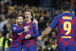 Messi lập kỷ lục mới trong ngày Barca vượt qua vòng bảng Cúp C1