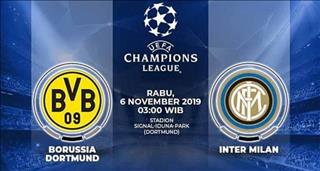 Nhận định Dortmund vs Inter Milan 3h00 ngày 6/11 (Champions League 2019/20)