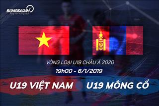 LINK XEM TRỰC TIẾP U19 Việt Nam vs U19 Mông Cổ tối nay 6/11