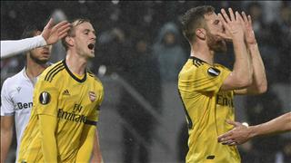 Arsenal bị chỉ trích tơi bời sau trận hòa Vitoria Guimaraes