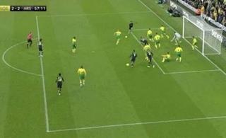 Tranh cãi: Bàn thứ 2 của Arsenal trước Norwich hợp lệ hay không?