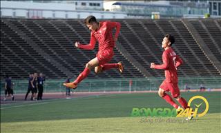 Chùm ảnh: Nhìn lại trận thắng vất vả ngày ra quân của U22 Việt Nam