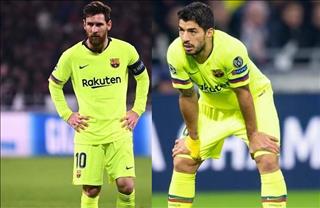 Barca bất lực trước Lyon: Messi và Suarez mỏi gối, họ đi về đâu?