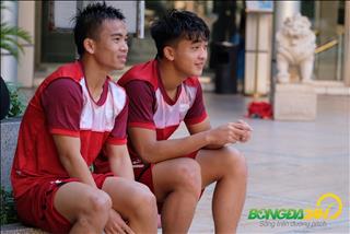 Danh Trung, Hoàng Nam không thể chạy trong buổi tập của U22