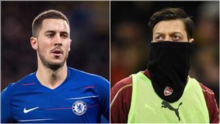 Hazard và Ozil sẽ rời Chelsea và Arsenal ở Hè 2019