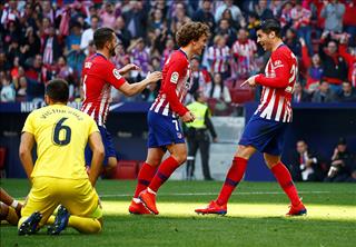 Video tổng hợp: Atletico Madrid 2-0 Villarreal (Vòng 25 La Liga 2018/19)