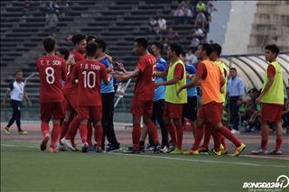 Video tổng hợp: U22 Việt Nam 1-0 U22 Campuchia (U22 Đông Nam Á 2019)