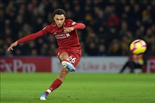 Sao trẻ Liverpool lập kỷ lục ở trận thắng 5 sao trước Watford