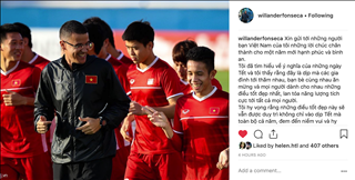 HLV thể lực tuyển Việt Nam chúc Tết bằng tiếng Việt