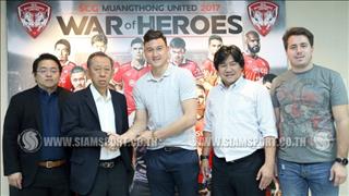 Thủ môn Đặng Văn Lâm đã có mặt ở CLB Muangthong