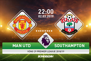 Nhận định Man Utd vs Southampton (22h00 ngày 2/3): Ngư ông đắc lợi