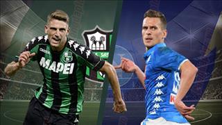 Nhận định Sassuolo vs Napoli 0h00 ngày 11/3 (Serie A 2018/19)