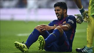 Barca chính thức lên tiếng về chấn thương của tiền đạo Luis Suarez