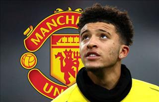 M.U nhận tin vui vụ Jadon Sancho